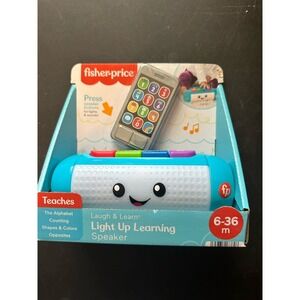 Fisher-Price Laugh & Learn Light Up Learning Speaker and Removable Toy Phone